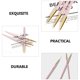 thumbnail image 3 of FENGGUIQU 6Ud Pinceles Para Pintura De Rosa Oro Para Nail Art Y, 3 of 8