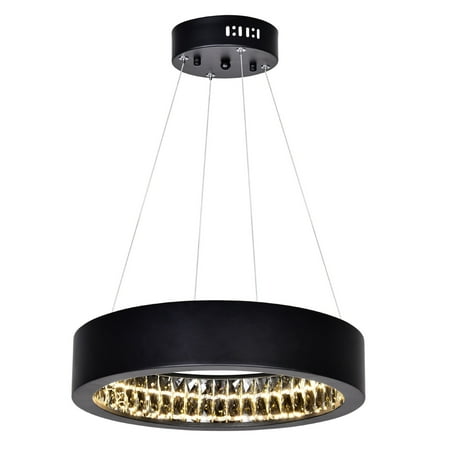 

CWI Lighting Rosalina LED Chandelier With Matte Black Finish - Matte Black