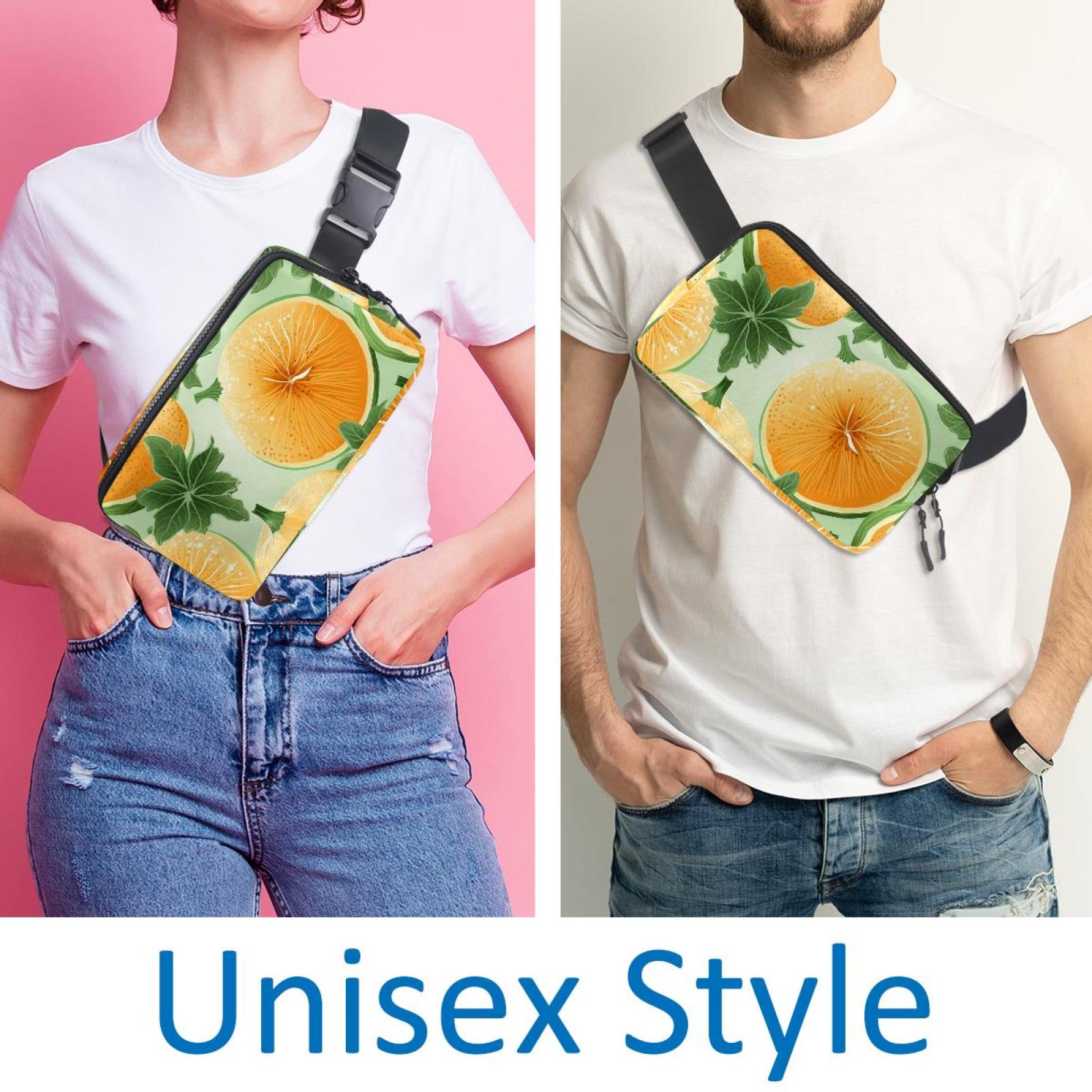 Cantaloupe Fanny Packs Running Belt Belt Bag Lightweight Adjustable with Extension Strap Unisex