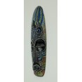 thumbnail image 2 of Things2Die4 Pared tribal de madera de Topang Setut pintada con puntos aborígenes Mascarilla Things2Die4 IN4117, 2 of 4