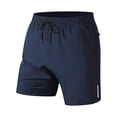 thumbnail image 5 of Awwp Men's Swim Shorts with Pockets Elastic Waist Lightweight 5 Inch Board Shorts Bathing Suits Beach Swimwear Blue Size: Xl, 5 of 5