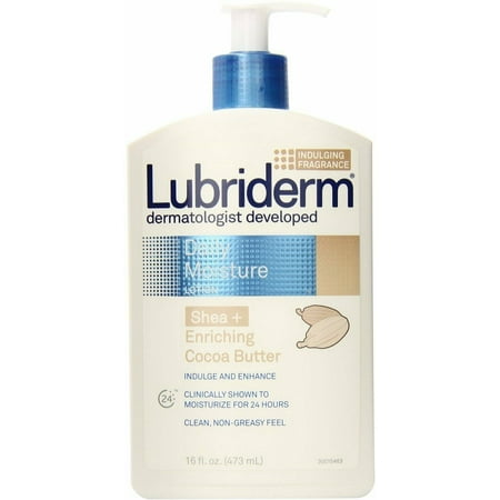 Lubriderm Skin Nourishing with Shea & Cocoa Butters Moisturizing Lotion 16 oz Pack of 6