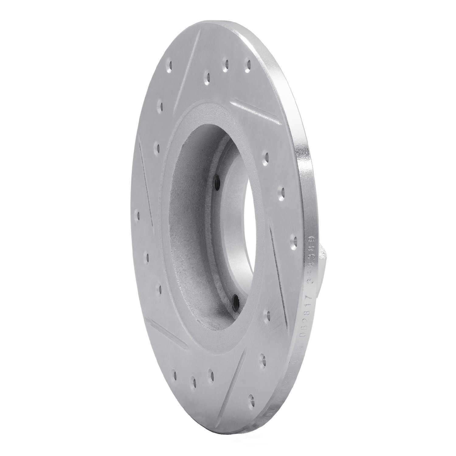 Dynamic Friction Company 631-13001R DFC Brake Rotor - Drilled And Slotted - Silver