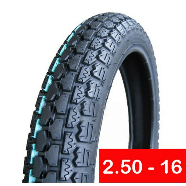 Tire 2.50 16 Front or Rear Motorcycle Dual Sport On/Off Road Slightly