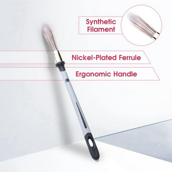 1Pcs Small Paint Brush, Paint Brushes for Walls, Touch Up, Baseboards, Paint Brush for House Wall Corners