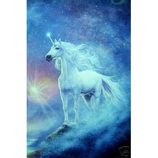 Unicorns - 3 Pack - Fuzzy Velvet Coloring Poster (3 Small Designs Included)  