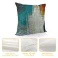 thumbnail image 4 of YINGXI Throw Pillow Covers Living Room Decorative Sofa Pillowcases Multi Blue Orange Painting 18x18in, 4 of 5