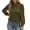 Army Green, variant on Womens Dressy Blouses Crew Neck Fashion Spring Tops Long Sleeve Solid Color Business Shirts