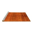thumbnail image 2 of Ahgly Company Machine Washable Indoor Rectangle Oriental Yellow Industrial Area Rugs, 8' x 10', 2 of 4