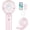Cherry Pink, variant on HandFan 5200mAh Portable Handheld Fan Rechargeable - 3 Speeds Foldable Personal Cooling, 2-IN-1 Hand Held Fan Battery Operated, 20H Runtime for/Travel/Summer/Concerts/Women (Black&Blue)
