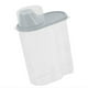 thumbnail image 5 of Recipientes Ionze para almacenar alimentos con tapa, recipientes para almacenar granos, recipientes acrílicos para almacenar arroz, dispensador hermético de 2,5 l con taza medidora, frasco sellado, 5 of 5