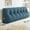 Blue, variant on Headboard Wedge King Triangular Bed Pillow for Headboard Bolster Pillow with Removable Cover, Daybed Bunk Bed Pillows for Sitting up, Reading or Working in Bed, Dark Gray