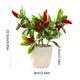 thumbnail image 3 of High-End Artificial Pepper Bonsai Flower Arrangements Indoor Home Fashion Decorations Green Plants And Artificial Flowers, 3 of 7