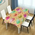 thumbnail image 6 of SKYSONIC Rectangle Table Cloth Easter Eggs Tablecloth Waterproof Anti-Shrink Soft and Wrinkle Resistant Decorative Fabric Table Cover for Outdoor Picnic/Kitchen Dining 60x120In, 6 of 7