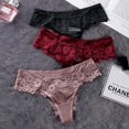 thumbnail image 3 of TrowBridge bragas de encaje para mujer, ropa interior Sexy ahuecada, lencería acogedora, Tanga erótico de tiro bajo, Tanga de tentación, 3 of 4