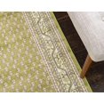thumbnail image 5 of Unique Loom 3129577 Area Rug, 2 Feet 9 Inch x 9 Feet 10 Inch, Green/Beige, 5 of 5