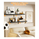 thumbnail image 5 of Repisas Flotantes Madera Modernas Estantes Baño Topon 3pcs Malubero Negro, 5 of 5