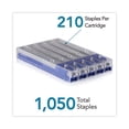 thumbnail image 3 of Staple Cartridge, 0.25" Leg, 0.5" Crown, Steel, 210/cartridge, 5 Cartridges/pack, 1,050/pack | Bundle of 10 Packs, 3 of 6