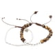 thumbnail image 1 of Pulsera Glowa de plata y ojo tigre. Duo GLOWA Pulsera, 1 of 4