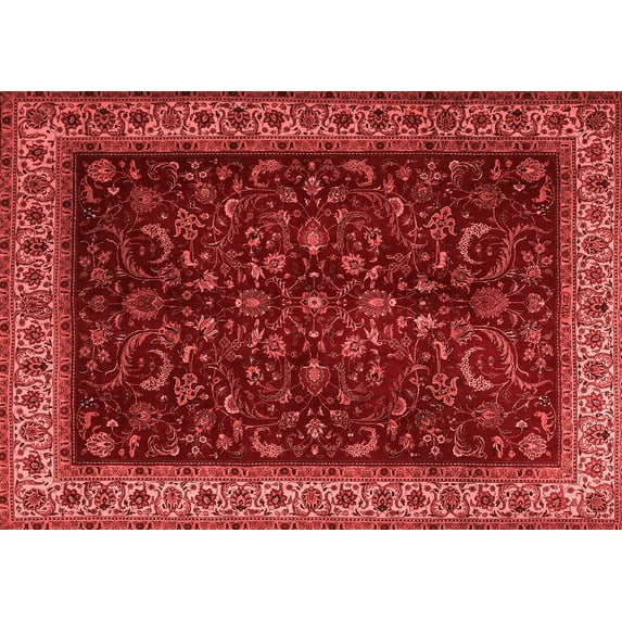 Ahgly Company Indoor Rectangle Persian Red Traditional Area Rugs, 7' x 9'