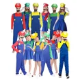 thumbnail image 2 of Disfraz de Mario para cosplay, disfraz de Super Brother Bros, disfraz de fantasía, disfraz de carnaval y Halloween, 2 of 5