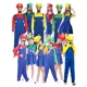 thumbnail image 2 of Disfraz de Mario para cosplay, disfraz de Super Brother Bros, disfraz de fantasía, disfraz de carnaval y Halloween, 2 of 5