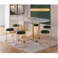 thumbnail image 2 of Folding table household small family dining table round movable telescopic multifunctional table My Lux Decor Round, 2 of 8