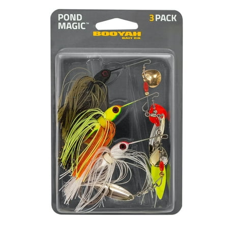 BOOYAH Pond Magic Bass Jig Kit, Size 3, 3 Count