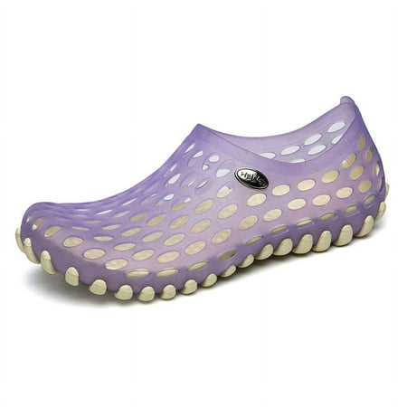 

FAIZE Women s Soft Beach Sandals Pull-On Aerobic Water Shoes