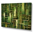 thumbnail image 2 of Designart "Geometric Patterns Amidst Whispering Bamboo" Bamboo Wall Decor, 2 of 7