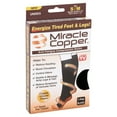 thumbnail image 2 of Miracle Copper Anti-Fatigue Copper Infused Compression Socks, Small/Medium, As Seen on TV, 2 of 4