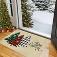 thumbnail image 7 of PALIFEUR Christmas Door Mat, 24"x16" Dirt Trapping Door Mat Indoor Entrance, Absorbent Non-Slip Christmas Stree Doormat, Washable Front Door Mat Outside Entrance for Holiday Party Decorations, Red, 7 of 7