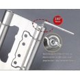thumbnail image 2 of 2 Pieces Cafe Salon Door Pivot Hinge Stainless Steel Mortiseless Double Action Invisible Door Hinges 12.5 cm(5 inch), 2 of 4