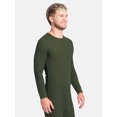 thumbnail image 4 of Fruit of the Loom Men's Slub Waffle Thermal Underwear Crew Top, Sizes S-5XL, 4 of 9