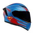 thumbnail image 3 of Casco Superman Abatible Moto Kov Estelar Dc Comics Con Led KOV  Zero, 3 of 4