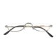 thumbnail image 1 of 26-27 Reading Glasses Metal Spring Hinges Half Moon Semi Rimless Readers 1.0~ 4.0 presbyopic glasses, 1 of 5