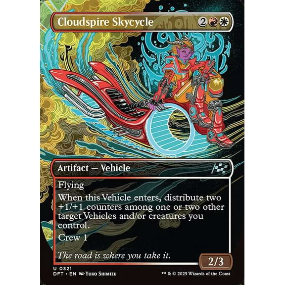 MtG Aetherdrift Uncommon Cloudspire Skycycle (Revved Up) #321