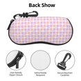 thumbnail image 3 of KLL Heart Buffalo Plaid Print Eyeglass Case for Men & Women's Classy Travel Eyewear Holder Case Zipper Eyeglasses Case With Hook, 3 of 6