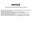 thumbnail image 2 of Transit Auto Front Disc Brake Rotors and Semi-Metallic Pads Kit for Car Ford F-350 Super Duty F-250 Excursion K8S-100123, 2 of 11