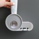 thumbnail image 3 of Light GreenToothbrush Holder Pasta de dientes Rack de almacenamiento Dispensador Organizador de baño, 3 of 5