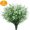White, variant on ZOELNIC 8 Bundles Artificial Flowers Plastic Fake Outdoor Plants Faux Uv Resistant Decor for Home Wedding Party School, Rose
