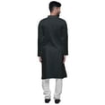 thumbnail image 3 of Atasi Long Button Down Kurta For Boys Solid Festive Clothing Ethnic Mens Wear, 3 of 5