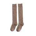thumbnail image 2 of Youkk 1 Paire Dames Genoux Chaussettes Hautes Filles JK Robe Longs Bas Café Respirant, 2 of 6