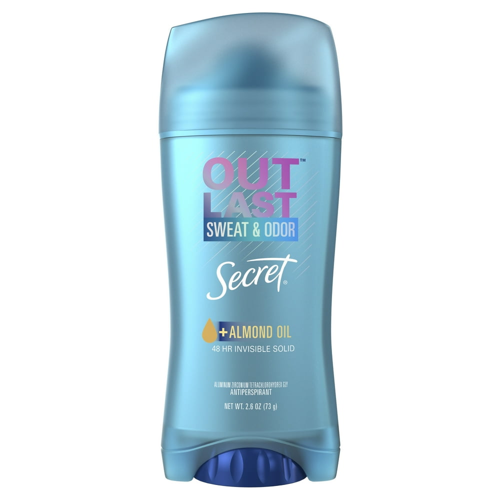 Secret Outlast Invisible Solid Women's Antiperspirant Deodorant, Almond
