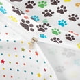 thumbnail image 4 of Homewish Kawaii Dog Paws Twin Duvet Cover,Cartoon Pet Theme Twin Bedding,White,Polkadot Reversible,2-Piece,1 Duvet Cover and 1 Pillowcase, 4 of 6