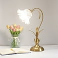 thumbnail image 1 of HOARBOEG Flower Table Lamp Reading Lamp Bedside Vintage Flower Night Lamp Bedside Lamp Decoration Living Room Bedroom Room Lighting Table Lamp Home Decoration, 1 of 6