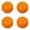 Orange, variant on 4Pcs Indoor Training Pickleball, Silent PU Practice Ball for Beginners and Professionals, Portable Multiuse Warm-Up Solution for Backyard and Compact Rooms