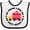 White and Black, variant on Inktastic My Memaw Loves Me Boys or Girls Baby Bib