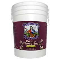 Neptune's Harvest Organic 2-6-4 Rose and Flowering Fertilizer Formula, 5 Gallon Pail