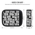 thumbnail image 2 of 2 fundas para asas de equipaje - Etiquetas identificadoras con calaveras a cuadros, fundas para asas de equipaje, accesorios esenciales de viaje para equipaje de avión, 2 of 6